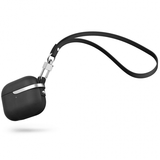Moshi Pebbo Luxe AirPods 3 Skal PU-Läder Svart