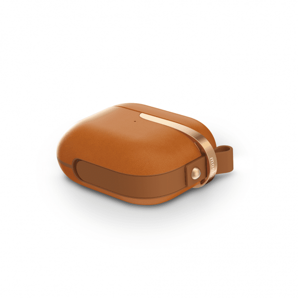 Moshi Pebbo Luxe AirPods 3 PU-Läder Brun