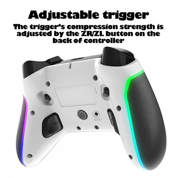 Ipega PG-9666 Trådlös Spelkontroll RGB Transparent Svart