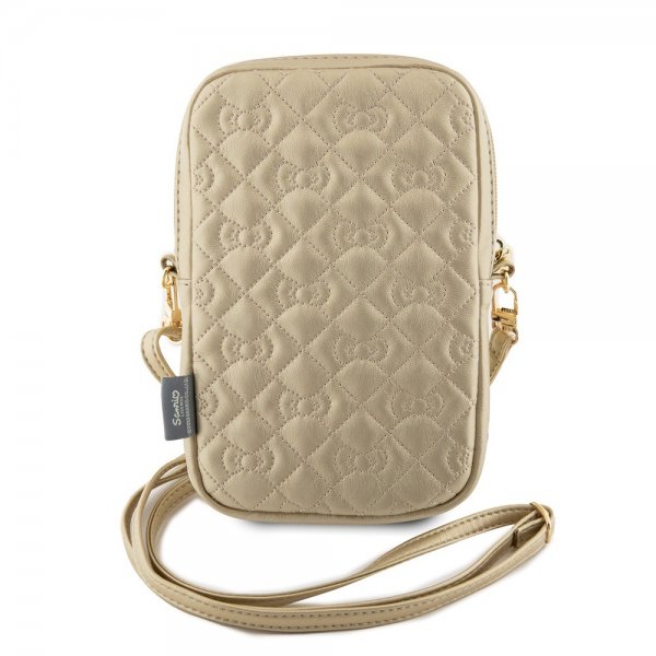 Hello Kitty Phone Bag Kitty Logo Guld