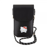 Hello Kitty Phone Bag Smooth Svart