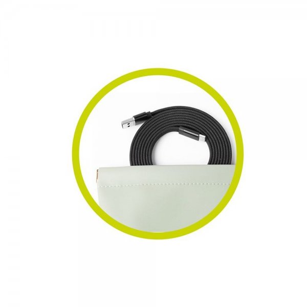 Mobile Origin Platt Kabel Magnetisk USB-A till USB-C 1m Svart