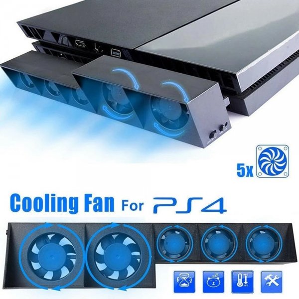 Dobe PlayStation 4 Kylfläkt Super Cooling