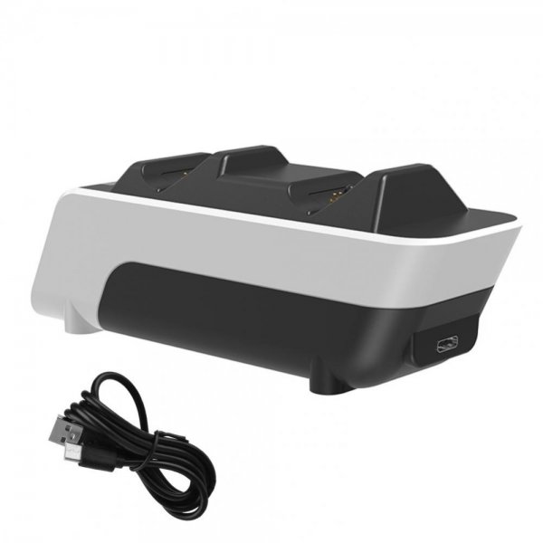 Aolion PlayStation 5 DualSense Kontroll Dubbel Laddningsdocka