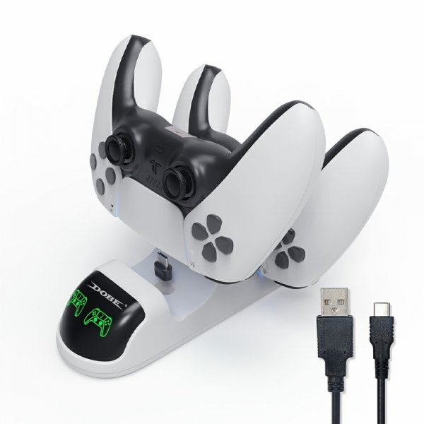 Dobe PlayStation 5 Laddningsstation för två Kontroller