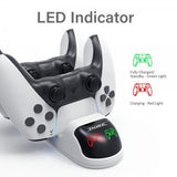 Dobe PlayStation 5 Laddningsstation för två Kontroller