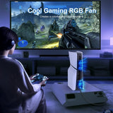 JYS PlayStation 5 Slim Kylningsfläkt RGB