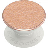 Popsockets PopGrip Premium Pebbled Vegan Leather Roseguld