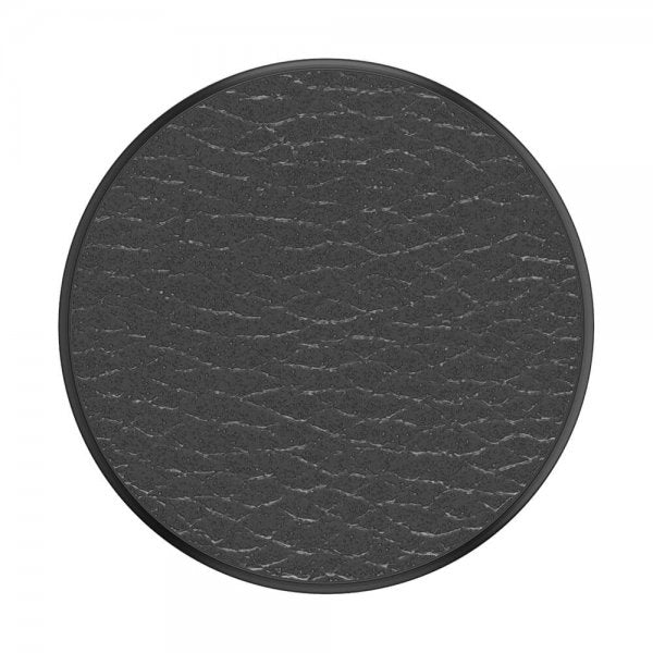 Popsockets PopGrip Premium Pebbled Vegan Leather Svart