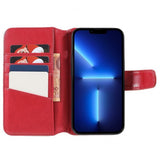 Nordic Covers iPhone 14 Pro Fodral Essential Leather Poppy Red