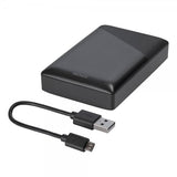Deltaco Powerbank 10 000 mAh Fast Charge 18W Svart