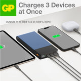 GP Powerbank M2+ 10 000 mAh Blå