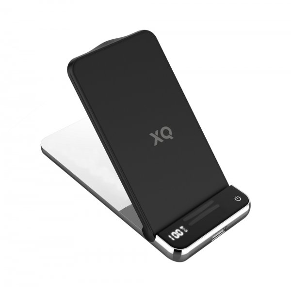 Xqisit Powerbank med Trådlös Laddning Svart