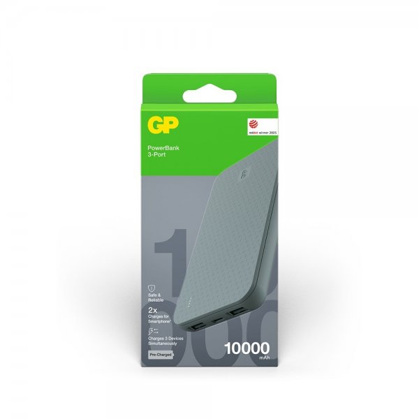 GP Powerbank Plus 10 000 mAh Grön