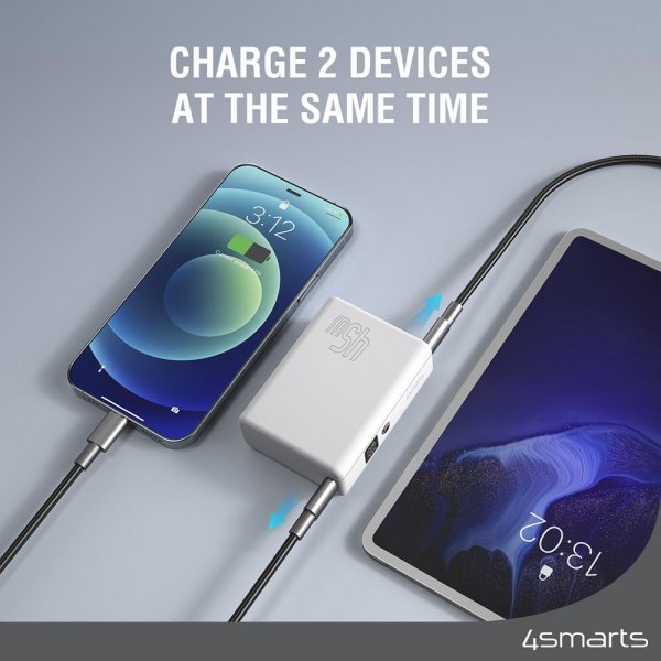 4smarts Powerbank Pocket Slim 10 000 mAh 45W Vit
