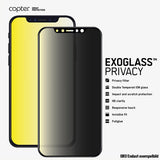 Copter iPhone X/Xs/11 Pro Skärmskydd Exoglass Curved Privacy