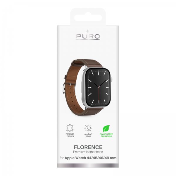 Puro Apple Watch 44/45/46mm/Ultra 49mm Armband Florence Brun