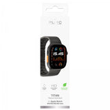 Puro Apple Watch 44/45/46mm/Ultra 49mm Armband Titan Svart