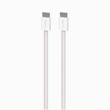 Puro Kabel Fabrik 2.0 60W USB-C till USB-C 1.5m Rosa