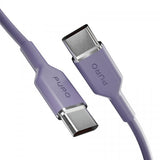 Puro Kabel TPE 25W USB-C till USB-C 1.5m Lavender
