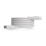 Puro Kabel Magnetisk USB-C till USB-C 1m Vit