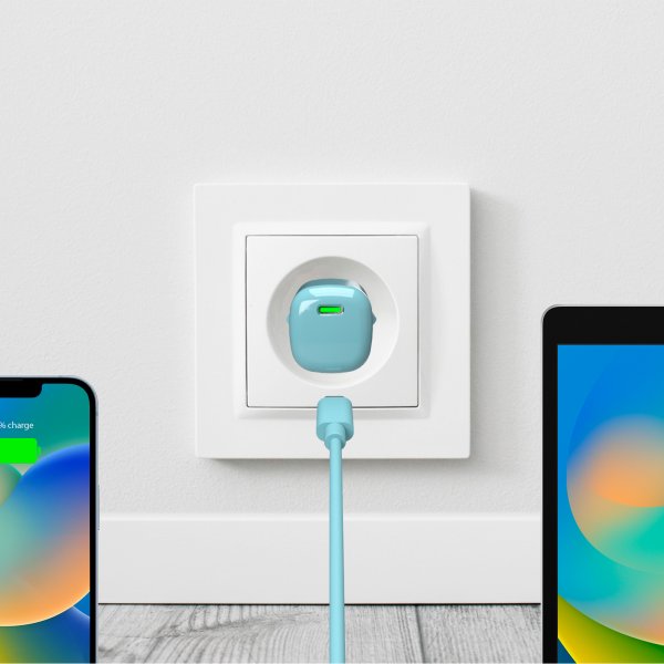 Puro Laddare MiniPro GaN USB-C 20W Grön