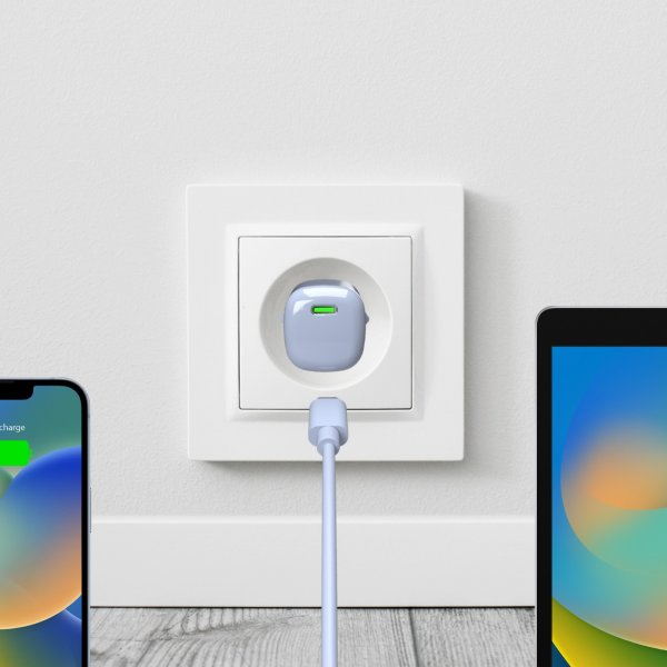Puro Laddare MiniPro GaN USB-C 20W Blå