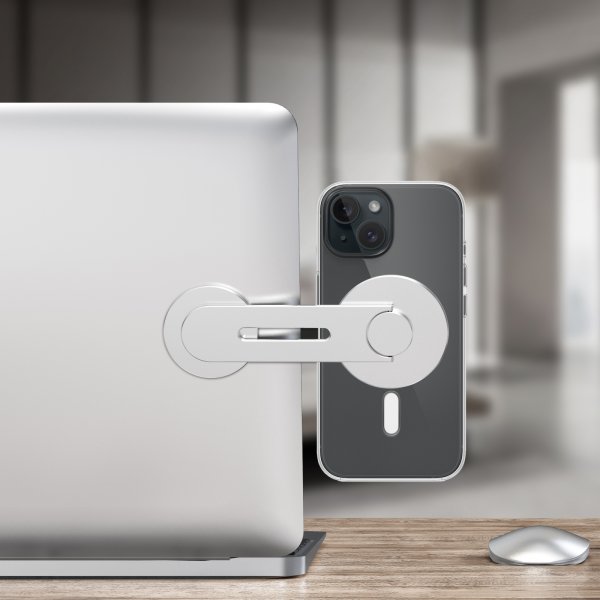 Puro Mobilhållare till Dator MagSafe Silver