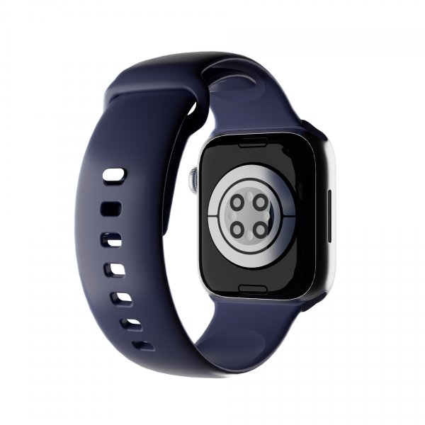 Puro Apple Watch 44/45/46/Ultra 49mm Armband Icon Crown Blue