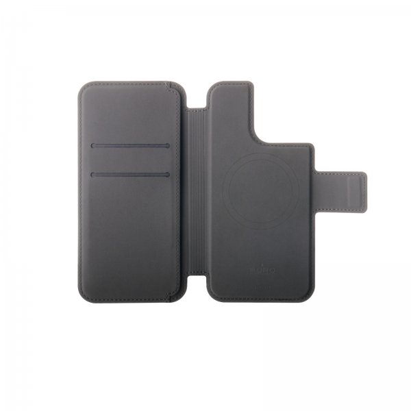 Puro iPhone 13 Pro/iPhone 14 Pro Fodral MagSafe Folio Svart