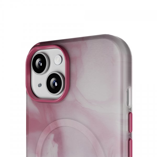 Puro iPhone 15 Skal Aqua Rosa