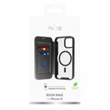 Puro iPhone 15 Fodral Book Mag Svart