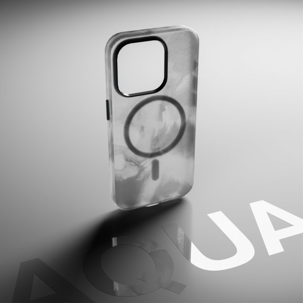 Puro iPhone 15 Pro Skal Aqua Silver