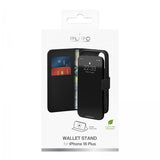 Puro iPhone 16 Plus Fodral Wallet Stand Svart