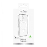 Puro iPhone 16 Skal Lite Mag Transparent