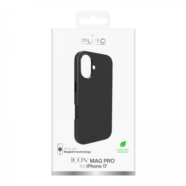 Puro iPhone 17 Skal ICON Mag Pro Svart