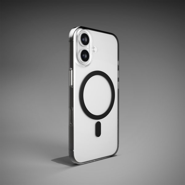 Puro iPhone 17 Skal Lite Mag Transparent Svart