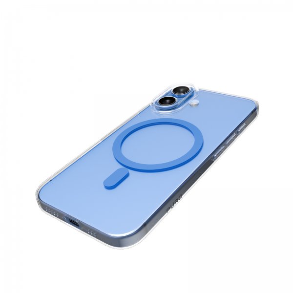 Puro iPhone 17 Skal Lite Mag Transparent Blå