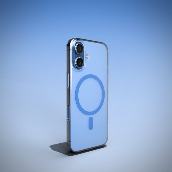 Puro iPhone 17 Skal Lite Mag Transparent Blå