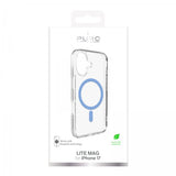 Puro iPhone 17 Skal Lite Mag Transparent Blå