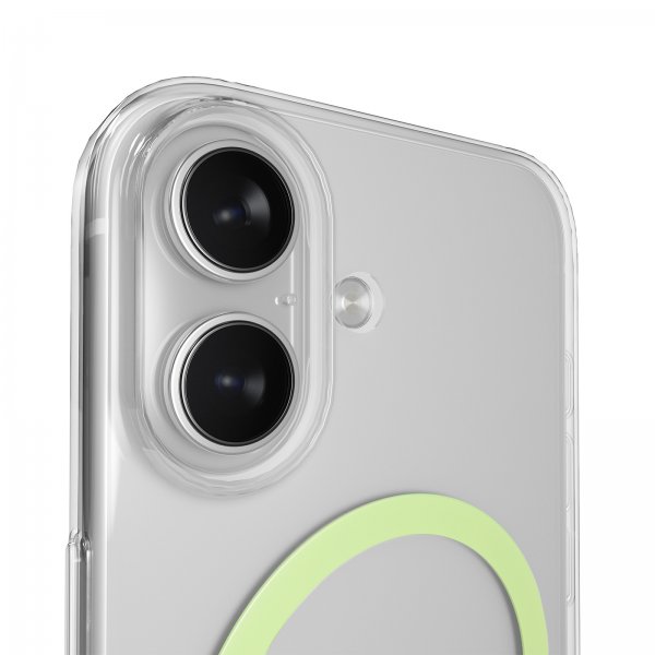 Puro iPhone 17 Skal Lite Mag Transparent Grön
