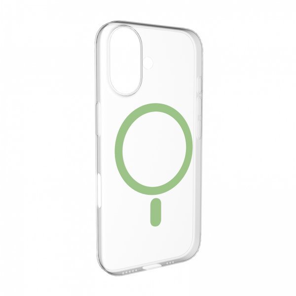 Puro iPhone 17 Skal Lite Mag Transparent Grön