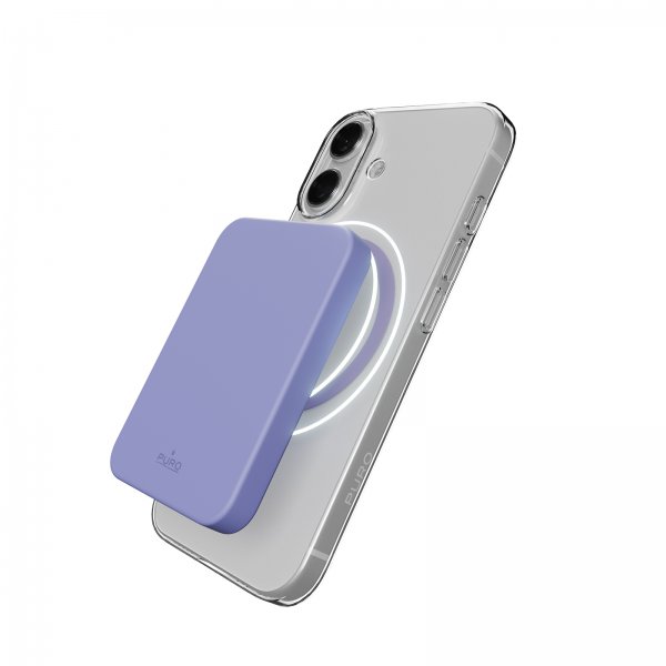 Puro iPhone 17 Skal Lite Mag Transparent Lavender