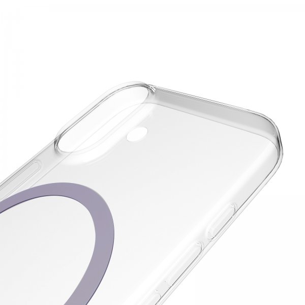 Puro iPhone 17 Skal Lite Mag Transparent Lavender