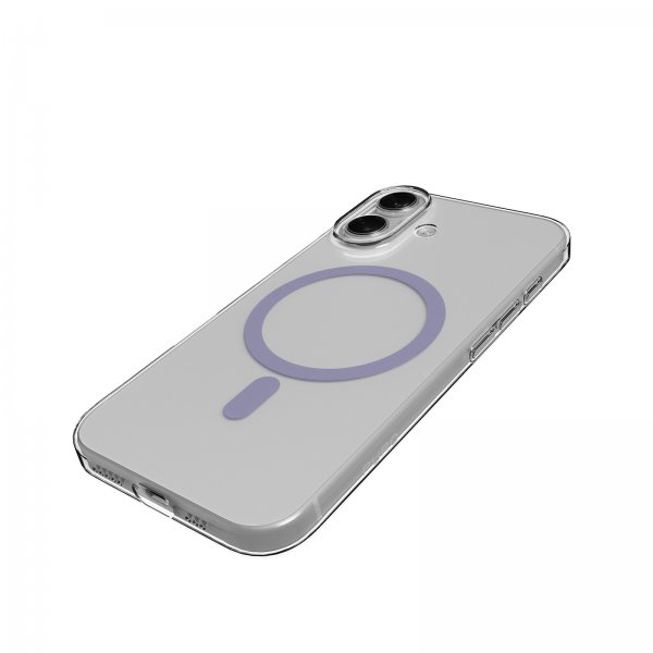 Puro iPhone 17 Skal Lite Mag Transparent Lavender