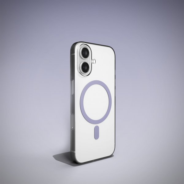 Puro iPhone 17 Skal Lite Mag Transparent Lavender