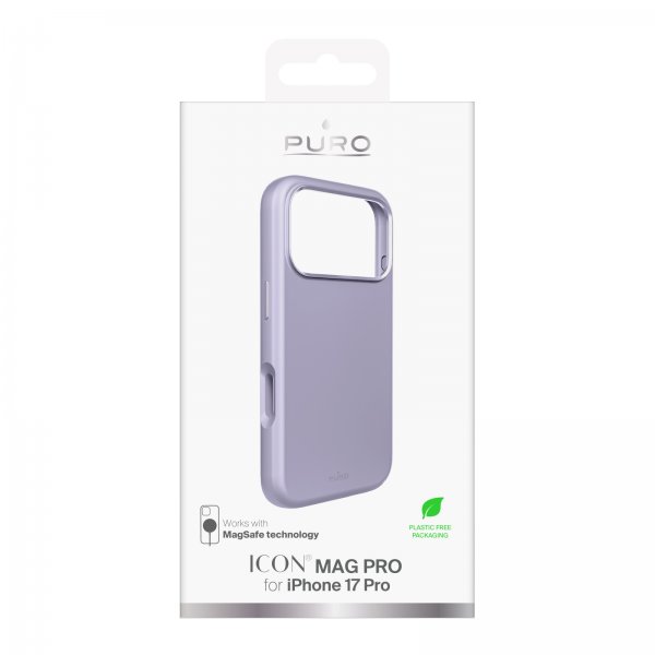 Puro iPhone 17 Pro Skal ICON Mag Pro Lavender