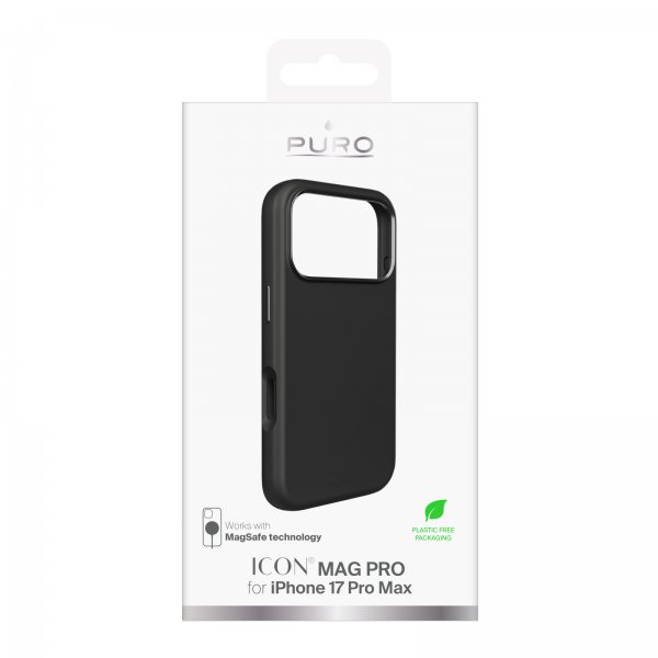 Puro iPhone 17 Pro Max Skal ICON Mag Pro Svart