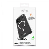 Puro iPhone 17 Pro Max Skal Impact Clear D3O MagSafe Transparent