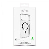 Puro iPhone 17 Pro Max Skal Lite Mag Transparent Svart
